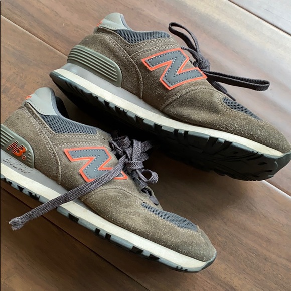 gray and orange new balance